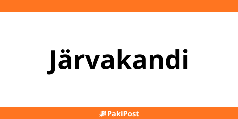 Omniva postkontorid Järvakandi