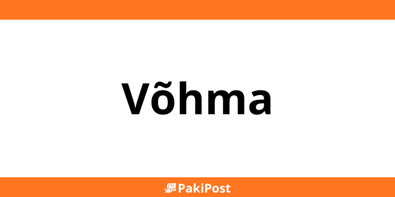 Omniva postkontorid Võhma