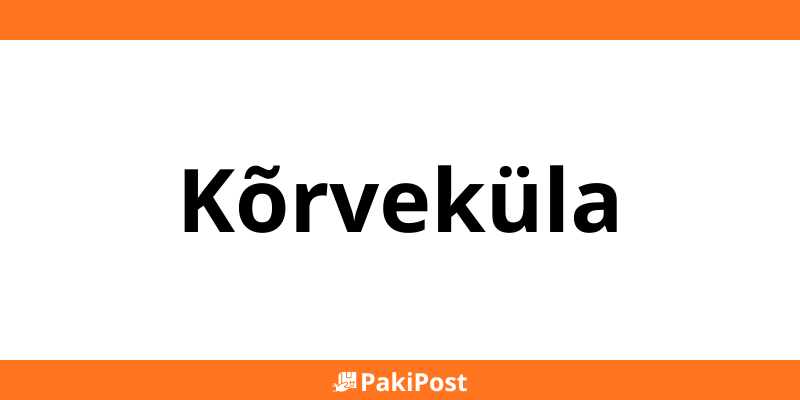 Omniva postkontorid Kõrveküla