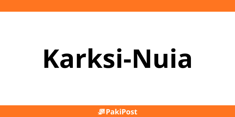 Omniva postkontorid Karksi-Nuia